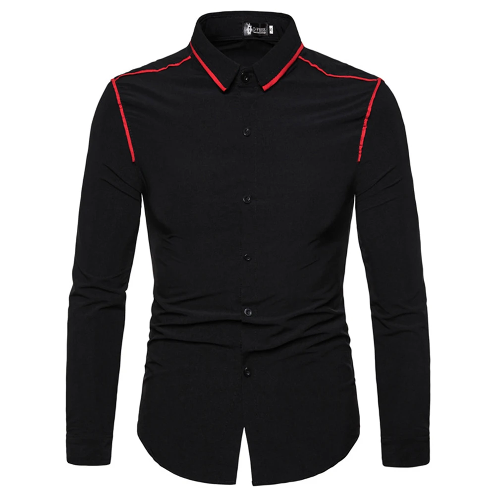 

Top Shirt Men Shirt Top Blouse Button Up Cardigan Casual Casual Shirt Colorblock Comfortable Dirt-resistant Daily