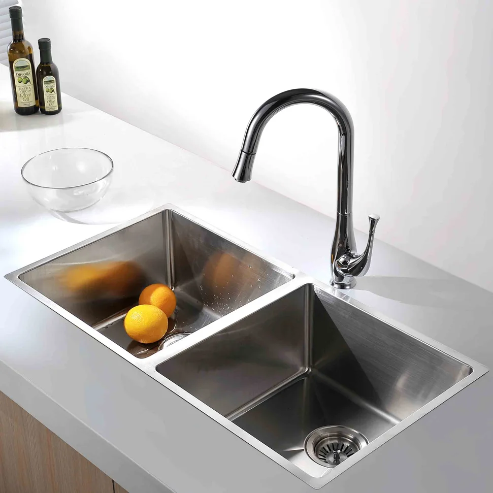 

304 stainless steel thickened sink kitchen double sink wash basin wash basin wash basin household basin