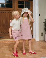 Collection de vêtements en denim à rayures fines AS SS26, vêtements pour filles, vêtements assortis pour la famille, vêtements pour garçons, vêtements pour bébés 1