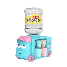 1pc Mini Water Dispenser Drinking Fountain Kitchen Toy For Children Gift Children Cartoon Water Juice Milk Drinking Fountain Toy