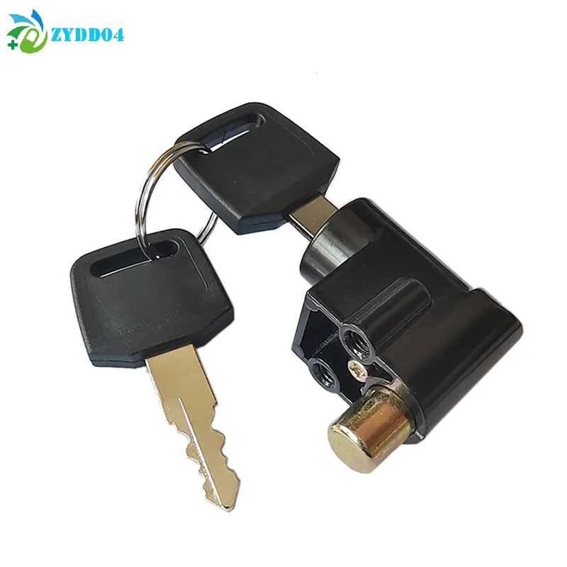 ● 1Pcs 전기 자전거 전자 자전거 전기 자동차 배터리 상자 잠금 장치 전면 잠금 장치 큰 헤드 잠금 장치 차량 도난 방지 잠금 장치 배터리 잠금 장치