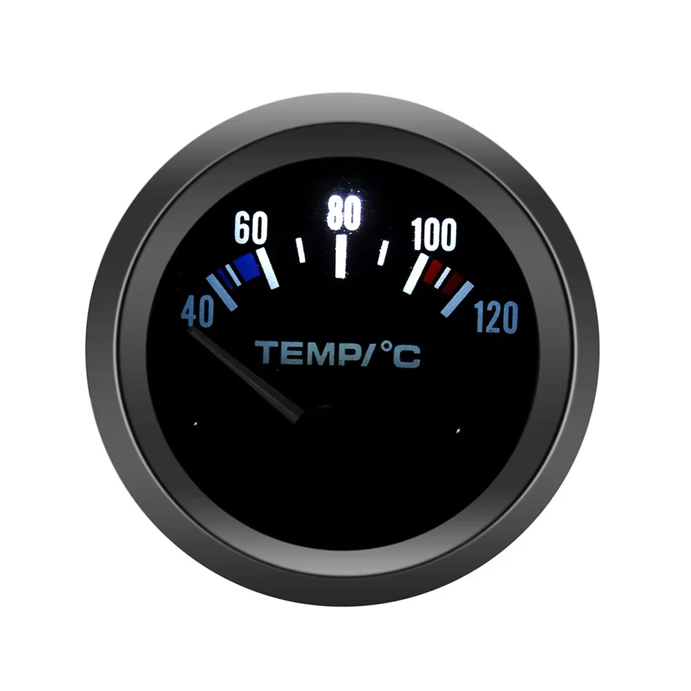 Universal 52mm Water Temperature Gauge 12V, 40-120°C Range