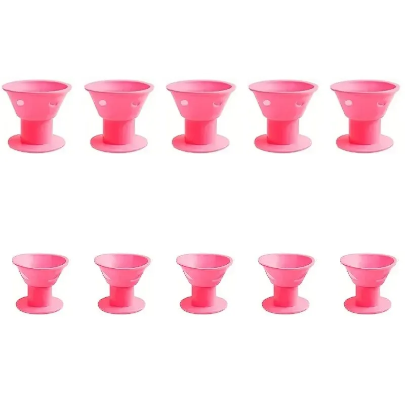 Magic Hair Rollers Include 5pcs Large and 5pcs Small Silicone Curlers Great Valentine's Day Gifts and Mother's Day Gifts 10 Pcs hair styling tool hair curling tools