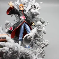 ⁦مجسم شخصية باين (أكاتسكي - ناروتو) بتصميم GK بطول 28 سم | Naruto Akatsuki Pain GK PVC Action Figure Collectible 28cm⁩ - الصورة ⁦3⁩
