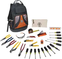 80028 Hand Tools Kit includes Pliers, Screwdrivers, Nut Drivers, Backpack, and More Jobsite Tools, 28-Piece 1