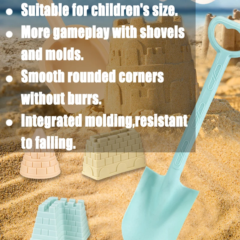 Kids Trolley Beach Toys Play Sand Water Game Sandbox Molds Castle Shovel Watering Summer Outdoor Playa Tools Sand Toys for Baby - 4