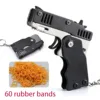 Children'S Simulation Toy Gun Boys Competitive Shooting Boys Gift Stretch Folding Can Be Fired Rubber Band Toy Gun 1