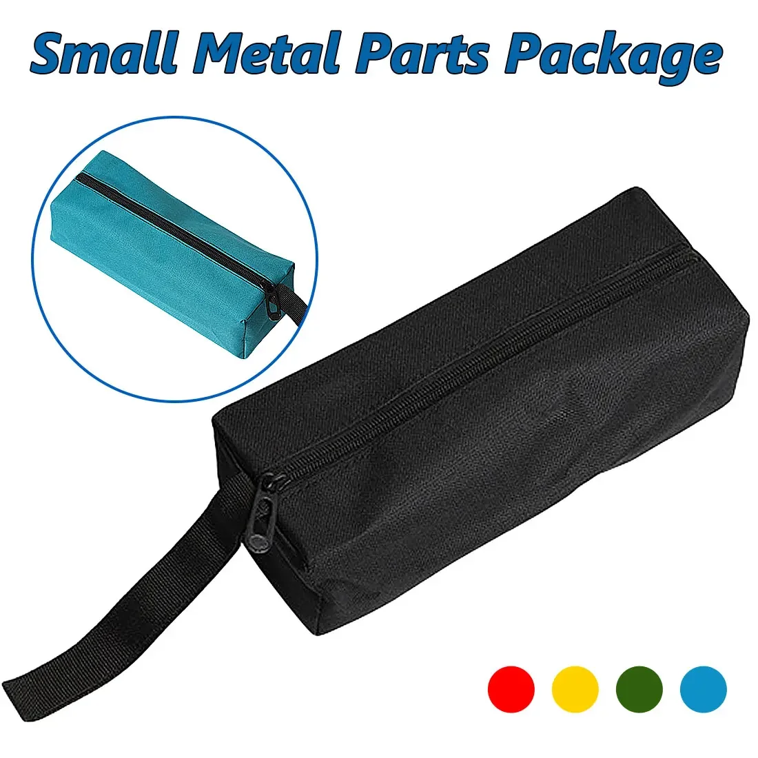 Oxford Canvas Waterproof Storage Hand Tool Bag Screws Nails Drill Bit Metal Parts Outdoor Travel Makeup Organizer Pouch Bag 1Pc