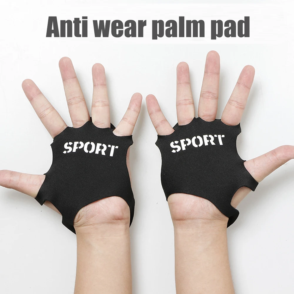 Anti-Slip Fitness Grips Pads, Gym, Yoga, Exercise, Cycling Gloves, Weightlifting, Cross Fitness,Powerlifting,Calisthenics, 1Pair 2