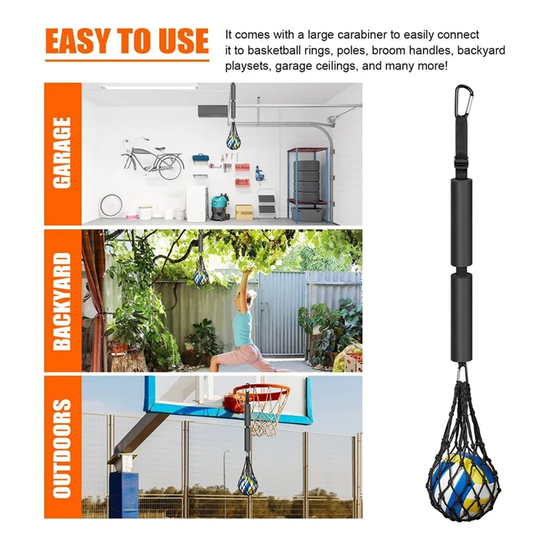DKF Volleyball Spike Trainer, Serving Trainer Volleyball Attack Trainer, Self-Training Resistance Band