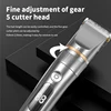 WAIKIL New Men's Professional Barber Multi functional Electric Pusher Trimmer USB Charging Digital Display Repair Machine 6