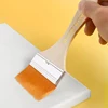 Kit 7 Pieces Flat Paint Brush Set Soft Nylon Hair 5