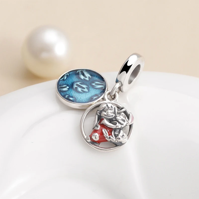 Fit Pandora Disney Anime Lilo & Stitch Kralen Voor Sieraden Maken Roségouden Bedels Hanger Armband Vrouwen Meisjes Armband Accessoires