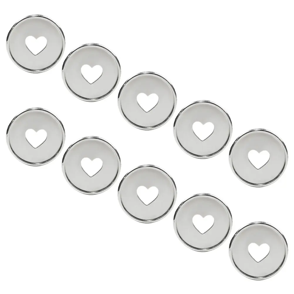 10Pcs 바인더 디스크 ABS 플라스틱 디스크바운드 확장 디스크(루즈리프 노트북 플래너 바인딩 용품용)