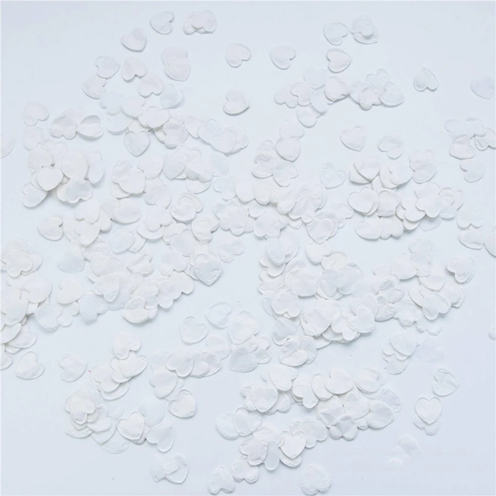 10000 Stück Seidenpapier, biologisch abbaubar, weißes Herz, Konfetti, Geburtstagsfeier, Hochzeit – Detail 38