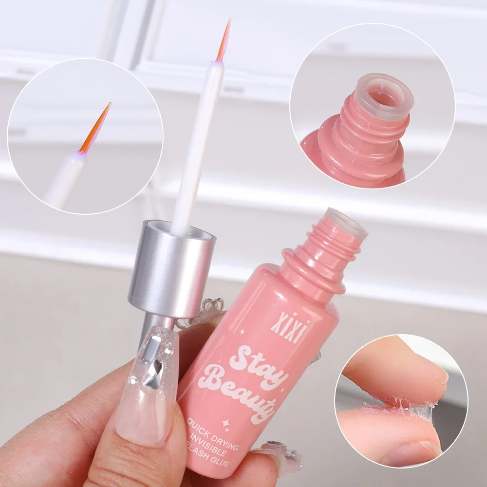 Eyelash Glue Quick Dry Invisible Styling Transparent Natural Fake Eyelashes Extension Self Adhesive Waterproof Makeup