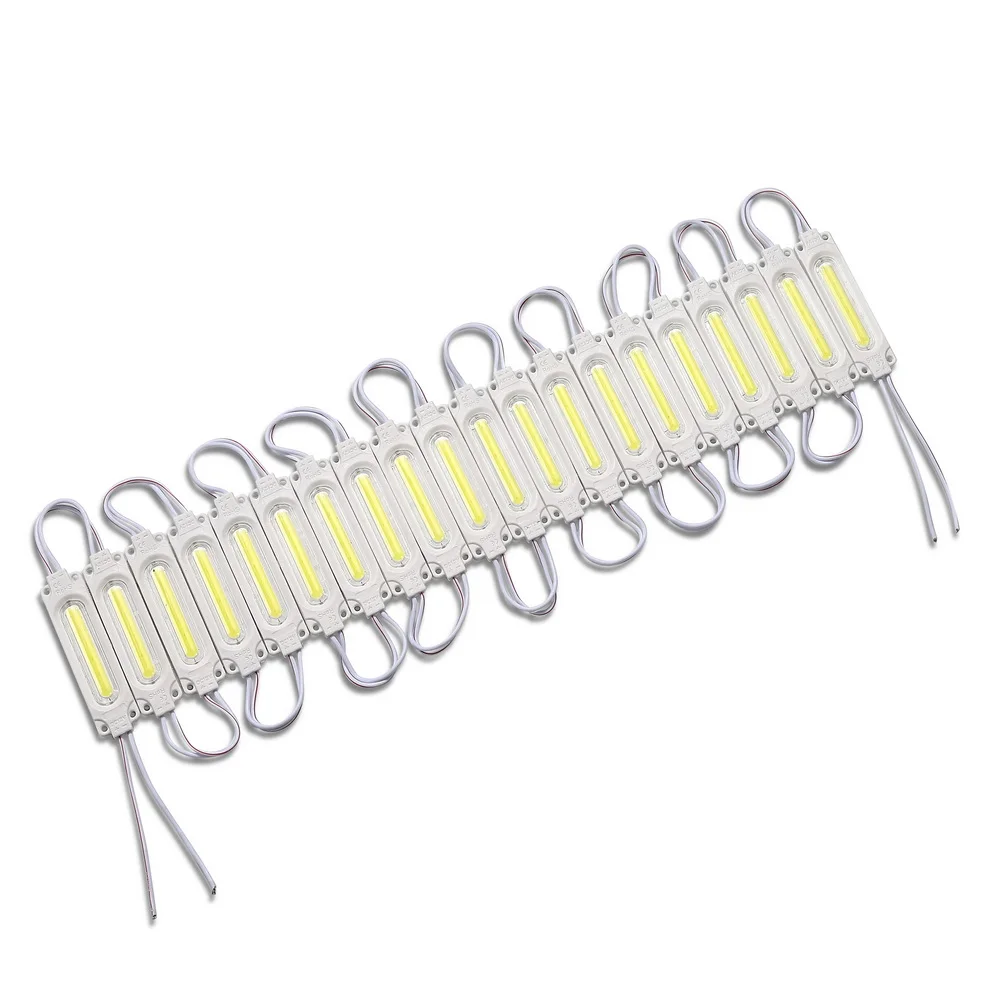 Injection with lens COB LED module waterproof LED back light backlight DC12V 2W IP68 10pcs/lot led modules for sign channel letter