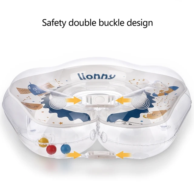 Q81A Inflatable Infant Neck Float Swim Neck Ring Tube 0-8months Baby Safety Swimming Circle for Swimming Pool 4