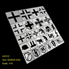 1/16 1/18 Big Scale Military Tank Vehicle Model Symbol Mark Logo Stainless Stencils Template 2