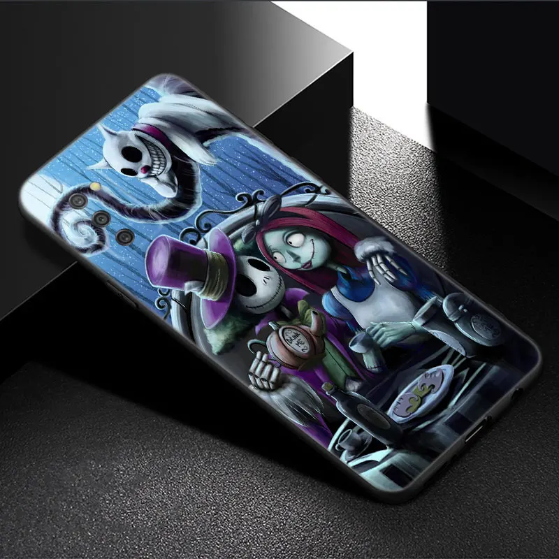 thumbnail image 1 of Funda de teléfono Jack Skellington para Samsung Galaxy A01 A03 Core A04 E A02 A05 A10 A20 A21 A30 A50 S A6 A8 Plus A7 2018, carcasa negra, 1 of 5