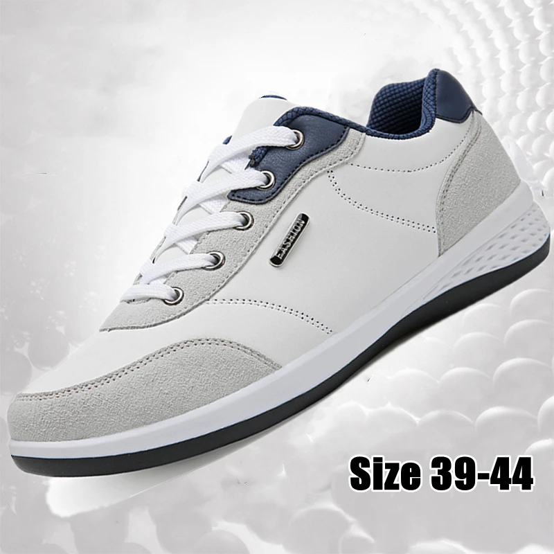 

2022 New Men Shoes Lace-Up Fashion Man Sneakers Microfiber Leather Casual Shoes for Men Classic Best Sell Footwear Winter Shoes