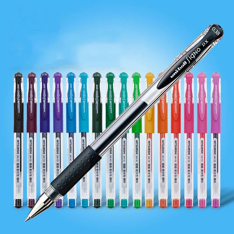 

20pcs Japan Uni Ball Signo UM-151 0.38mm Bullet Point Colorful Gel Ink Pens Signing Pen Business Office Student School Supplies