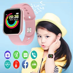 Connected Watch Child Children's Bluetooth Tracker Digital Heart Rate Monitor Blood Pressure IP67 Bracelet Smart Watch Y68