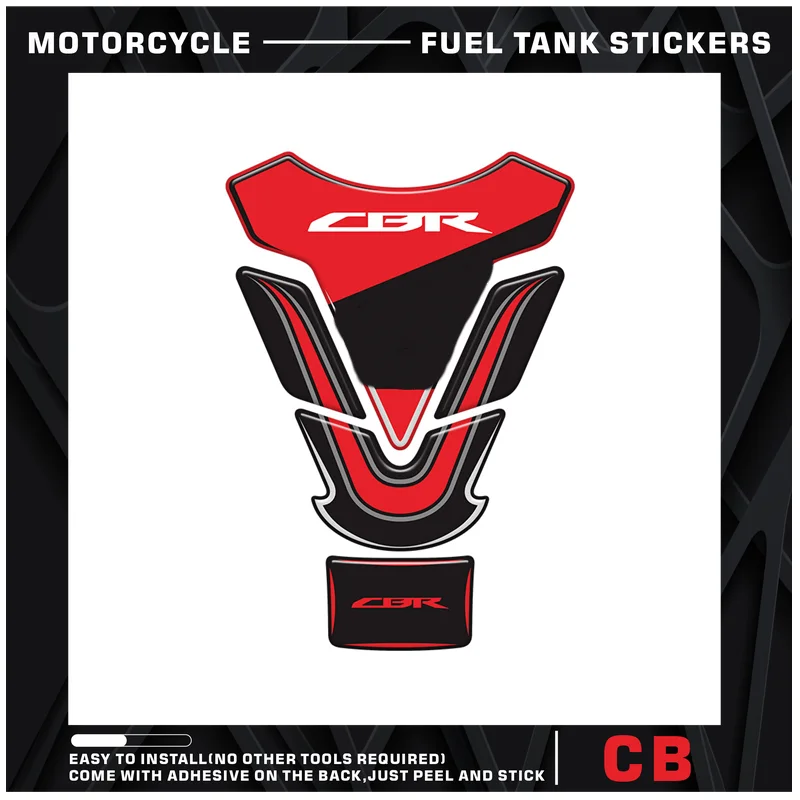 

3D sticker logo sticker protective vest cover for CBR250RR CBR400RR CBR600RR CBR1000RR CBR900RR CBR 650F F4 F4i F5 929 954