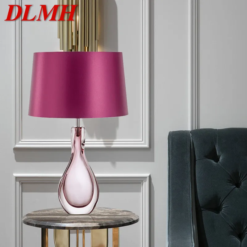 

DLMH Nordic Modern Glaze Table Lamp Fashionable Art Iiving Room Bedroom Hotel LED Personality Originality Desk Light