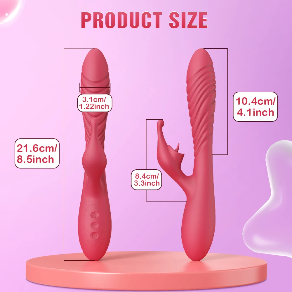 Rabbit Vibrator For G-spot And Clitoral Stimulation For Women_voghion.com