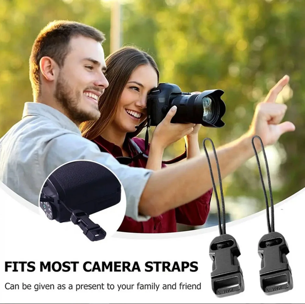 Camera Straploop Quick Release Clipneck Adapter Connector System 10pcs Lanyard Belt Buckles Clips Sling Eyelet Loops