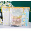 Drawstring Waterproof Matte Packaging Storage Bag Transparent Storage Bag Clothing Wardrobe Storage For Household itemsTravel 1