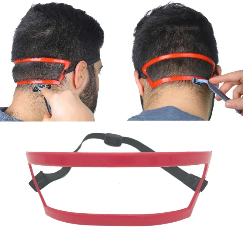 

DIY Haircuts Curved Plastic Haircut Band Neckline Guide Shaping Styling Styler Ruler for Men Adjustable Hair Styling Tool