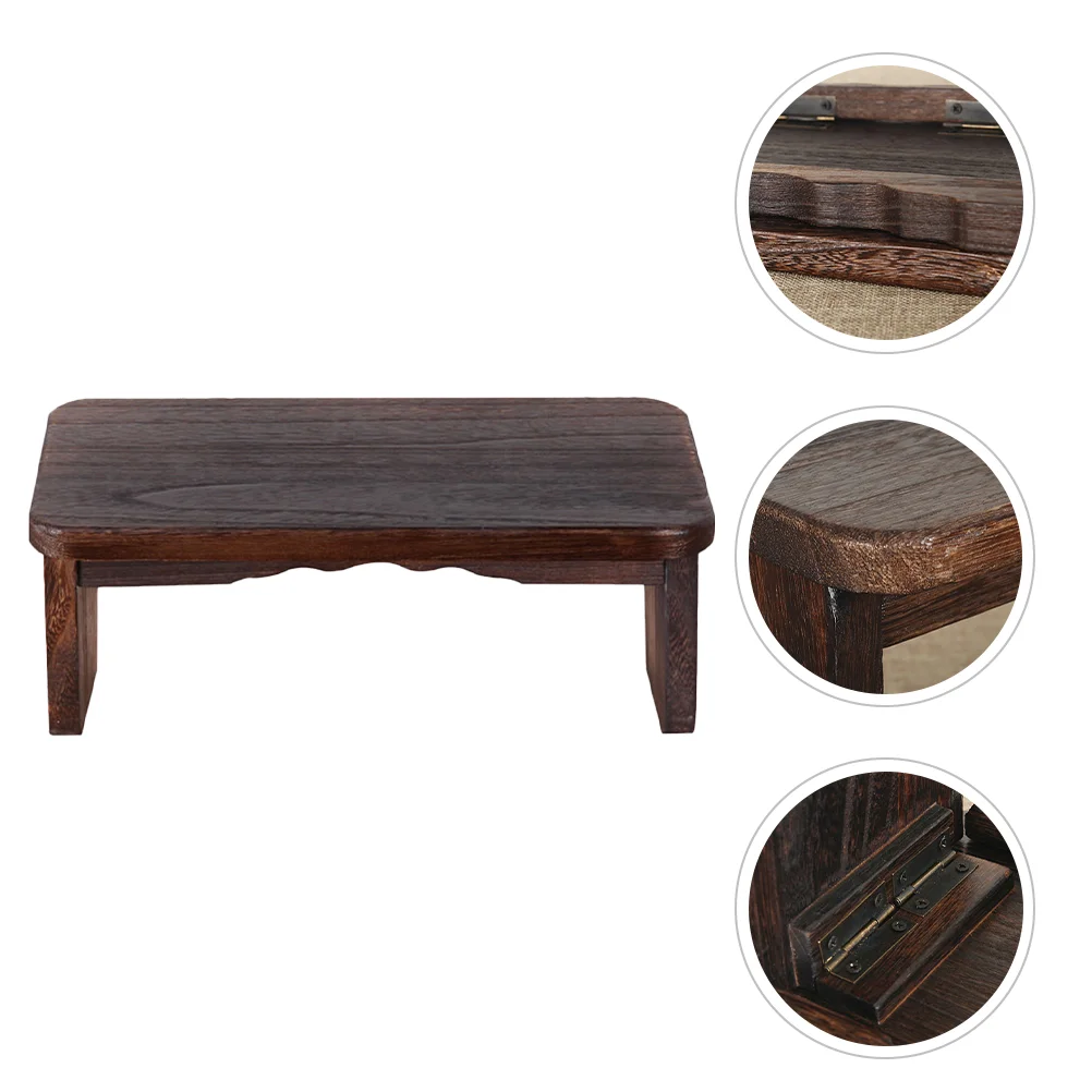 

Wood Temple Stool Household Stool Kneel Sitting Stool Non-skid Stool Kneel Stool