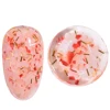 KODIES GEL Flower Glitter Top Coat No Wipe Gel Nail Polish 2 IN 1 Clear Pink Topcoat Long Lasting Strong Manicure Gel Varnishes 5