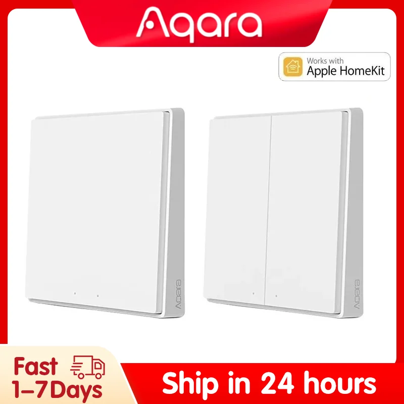 Aqara D1 Switch Zigbee Smart Wireless Key Light Button Works With Aqara