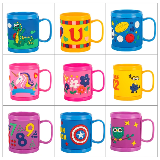 Mouthwash Cups Cartoon Cup With Lid For Kids Drinking Cups Toothbrush Mugs  For Drinking Water Bathroom Toothbrush Holder For - AliExpress