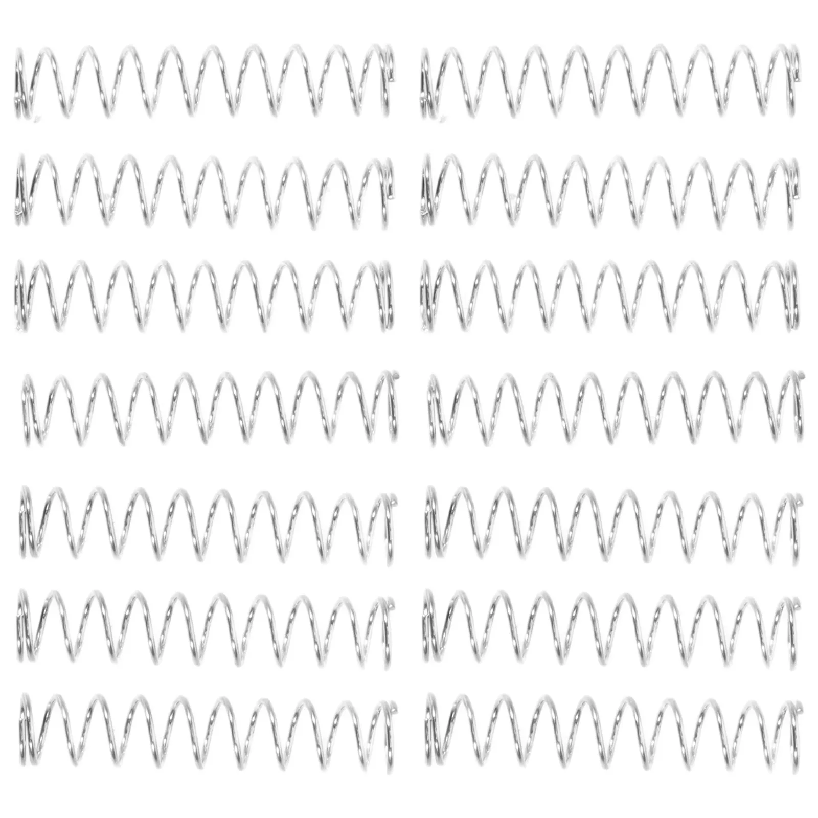 20Pcs 스테인레스 스틸 펜 스프링 교체 부품 볼펜 용 압축 스프링 클릭 펜 사무실 학교 쓰기 도구