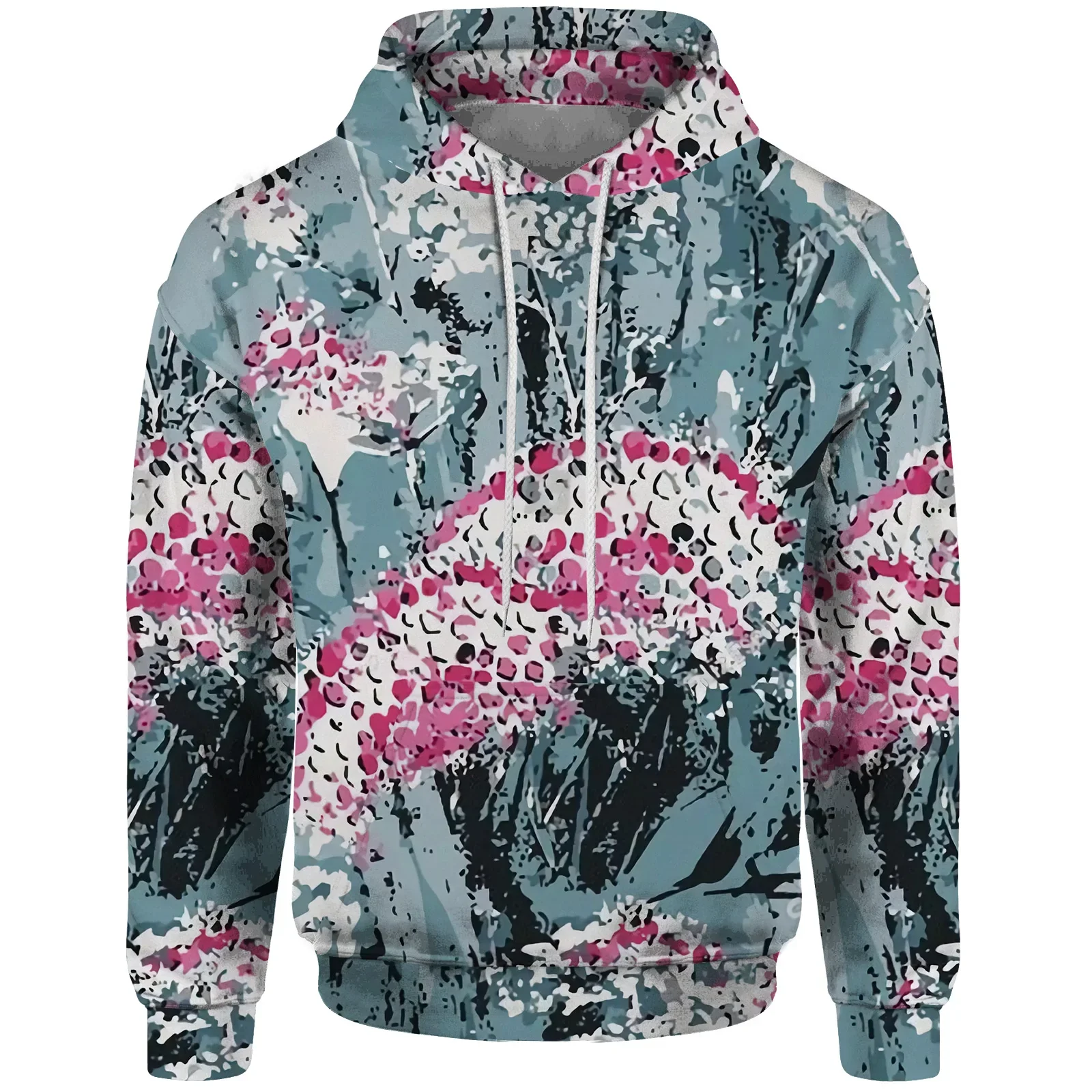 New Men's Sweat-shirt New Tie-dye Sfumato Sweatshirt Sweatshirts With Print Textured Domineering Print Pullover Mens Hoodies