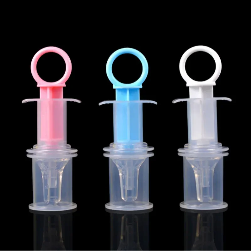 Baby Cutlery Medicine Feeder Needle Type Medicine Dispenser Feeder for Baby Kids Squeeze Syringe Medicine Dropper Dispenser Pacifier Feeding Utensils Bottle