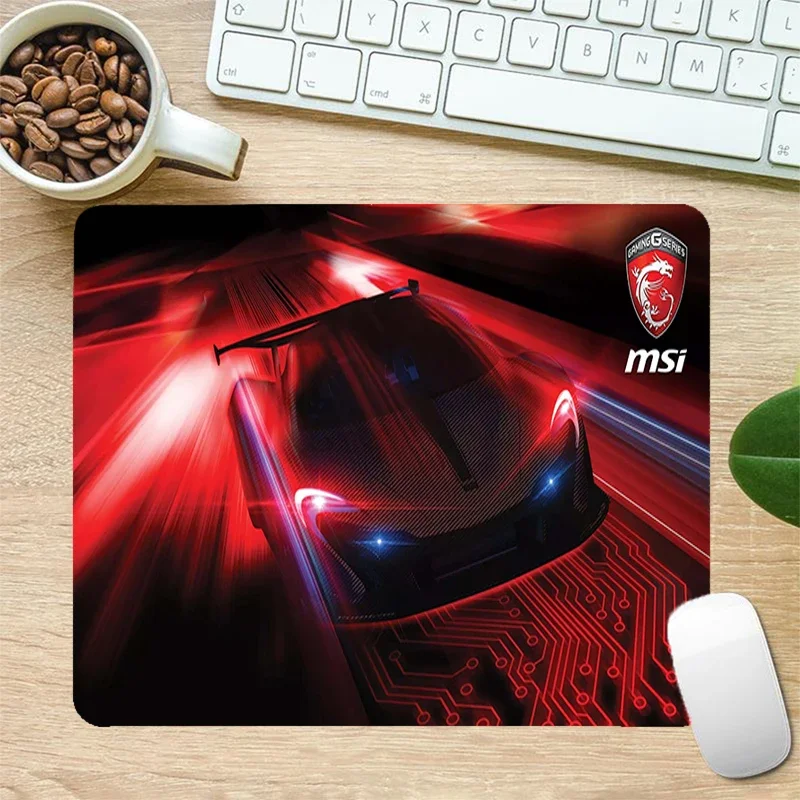 Msi Mouse Gamer Girl Mousepad Company Tappetini Da Gioco Tappetino Da Scrivania Accessori Per Pc Hot Pad Gaming Laptop Anime Mause Computer Table Cute