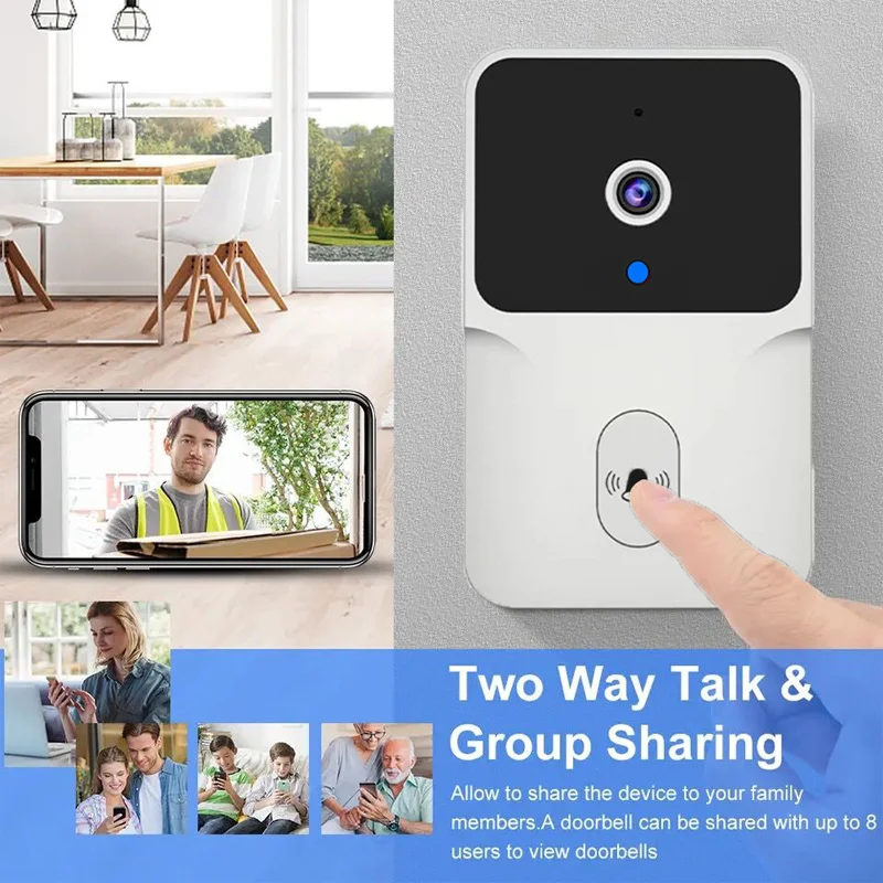 Wireless Remote Home Monitoring Video Tuya Intelligent Visual