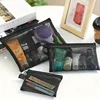 1/3pcs Mesh Clear Cosmetic Bags Small Large Black Makeup Bag Portable Travel Toiletry Organizer Case Lipstick Storage Pouch 2