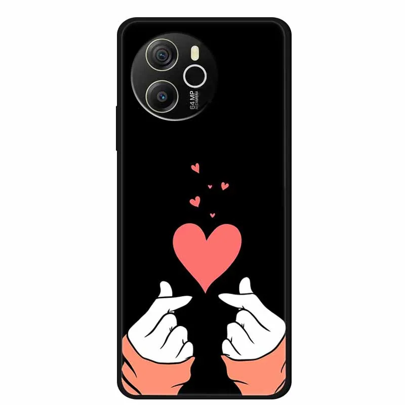 Enhanced Product Title:  
Premium Black Silicone Soft Back Cover Case - Sleek and Durable Phone Shell/Coque, 6.78