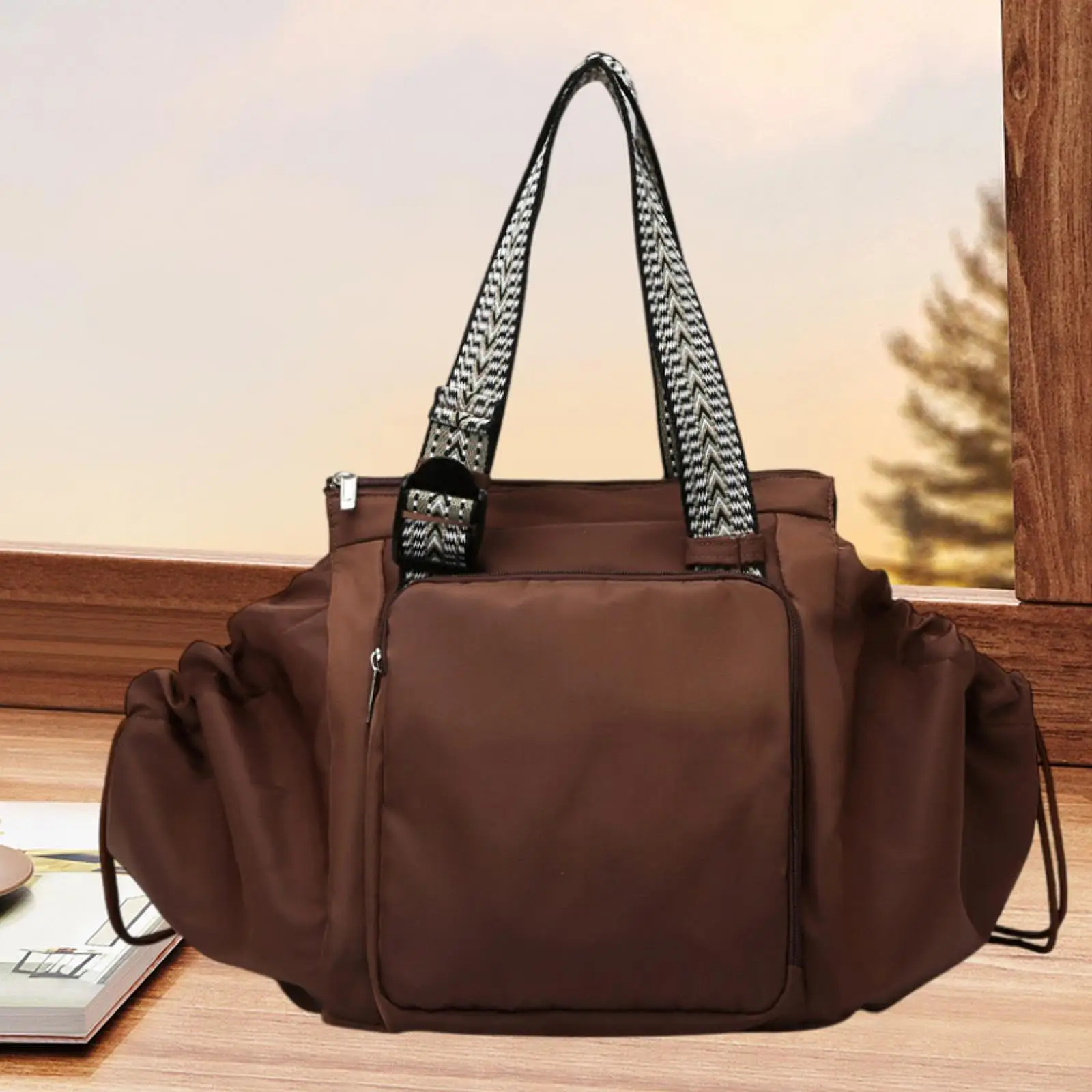 Women Shoulder Bag Fashion Organizer Transformable Cradle Bag Handbag Travel Storage Bag for Street Outdoor Vacation Work Travel