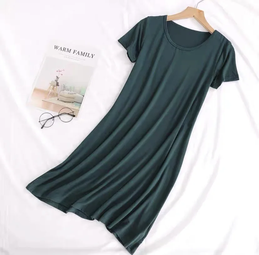 Women Nightgowns, Women Nightdresses, Sleeping Dress Modal Ladies Spring Summer