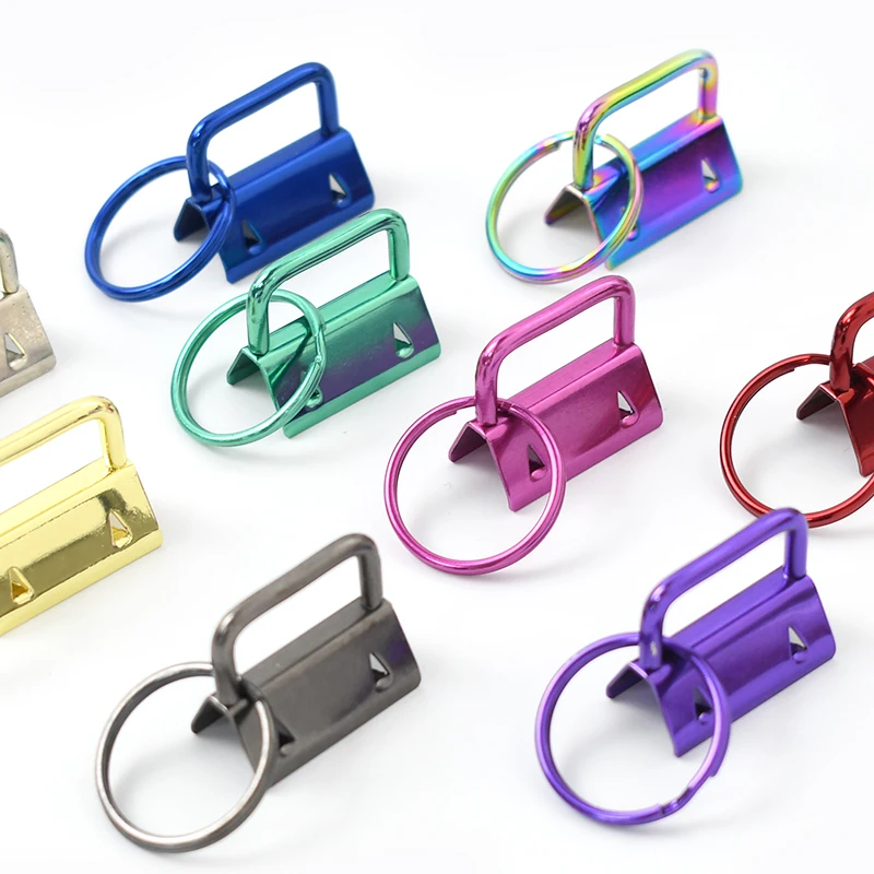 10Pcs 20/25/32mm Taśma Pasek Ogon Klips Metalowe Klamry Breloczek