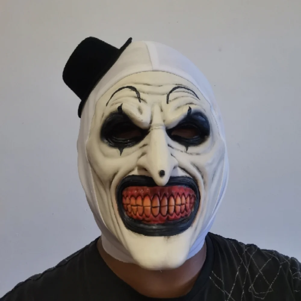 Realistic Bloody Clown Latex Mask for Halloween Cosplay and Parties