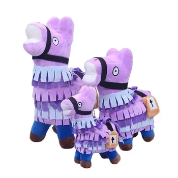 Fortnite Plush toys Game Stash Llama Pinatas Soft Alpaca Anime Figure Rainbow Horse Stuffed Toys 25cm