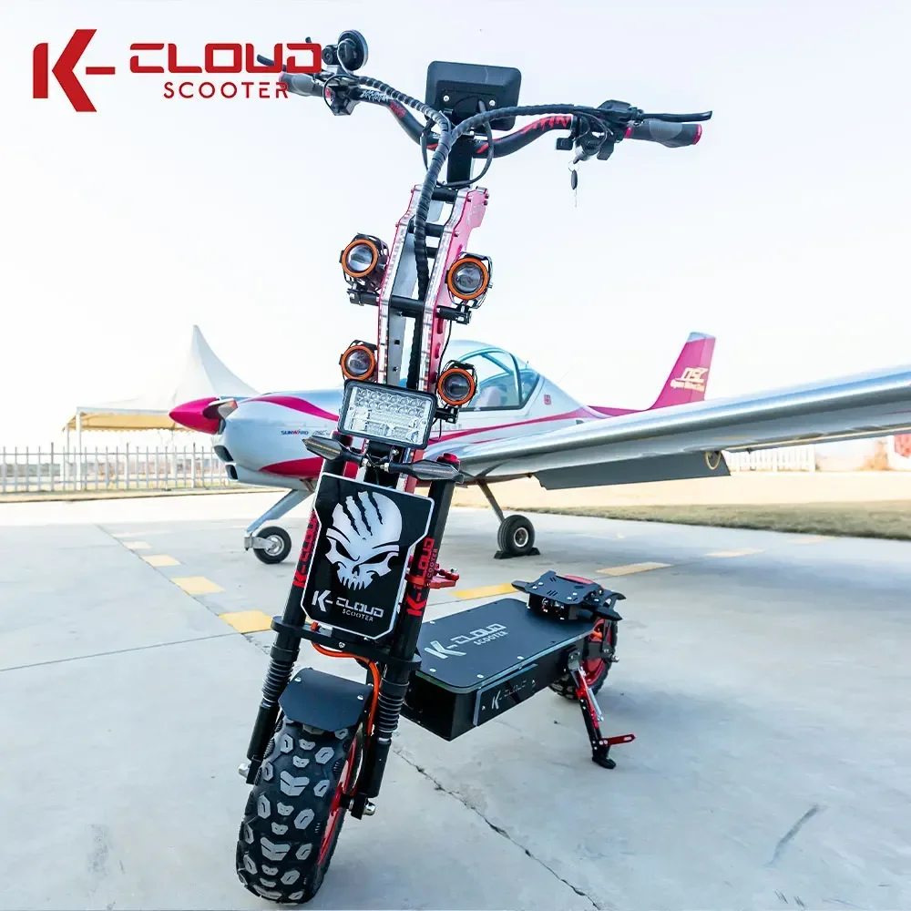 Electric Scooter 8000W 10000W 72V Adult Foldable Remote Dual Motor Electric Scooter